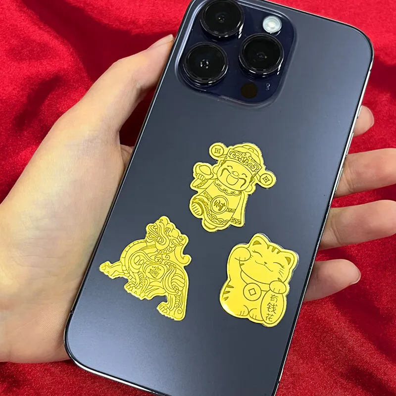 Ryukyu Patch Cell Phone Sticker Unisex-20