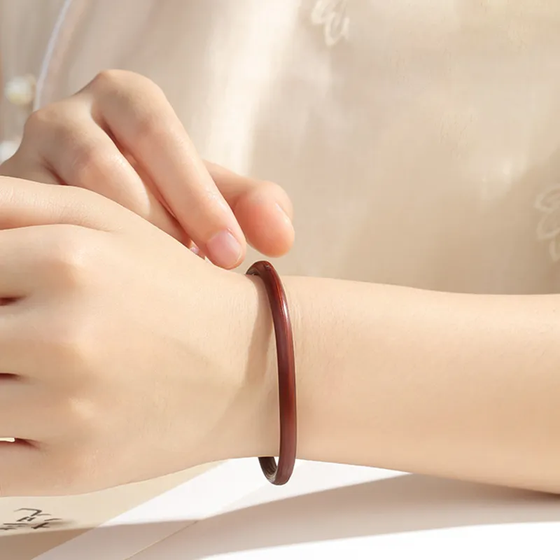 Ryukyu Blood Vine Bangles Unisex Bloodwood-3
