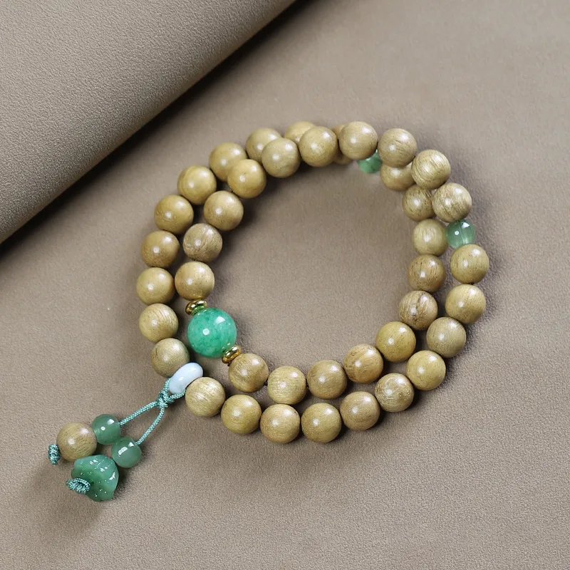 Ryukyu Milky Agarwood Bracelets Unisex-1