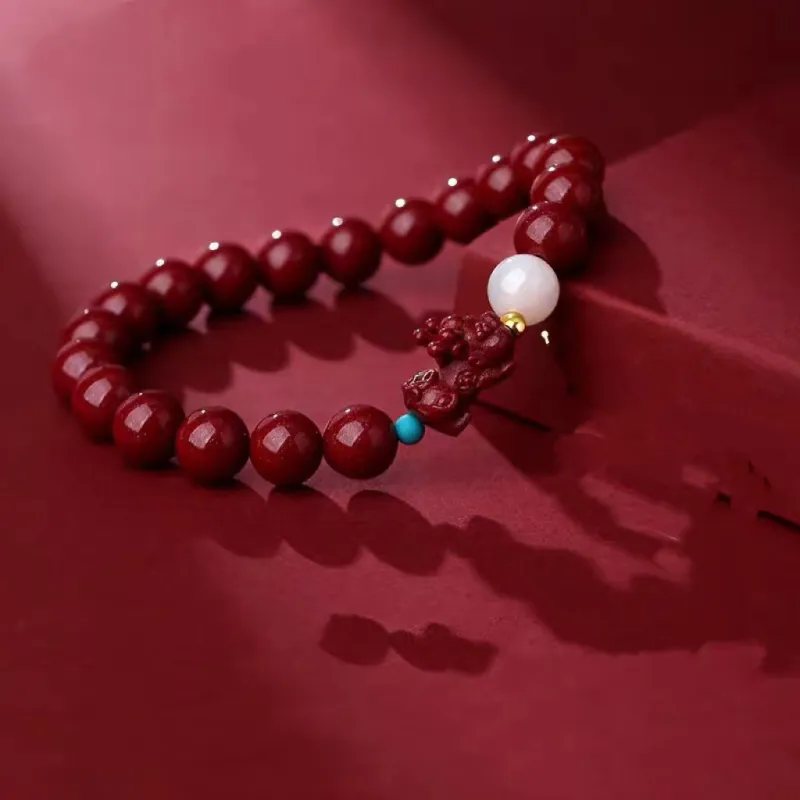 Ryukyu Cinnabar Bracelets Unisex-3