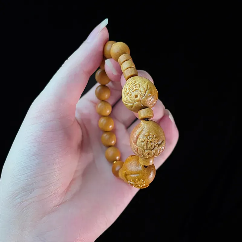 Ryukyu Barbie Sandalwood Bracelets Unisex-6