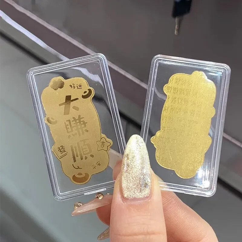 Ryukyu Gold Sheet Pendants Unisex-4