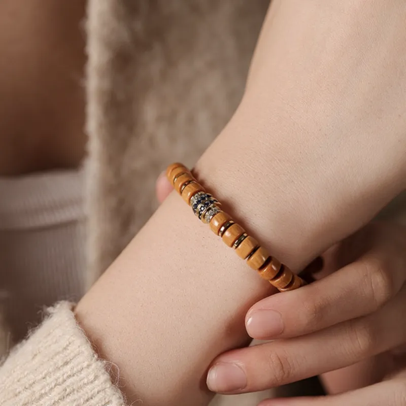 Ryukyu Tribute Wood Bracelets Unisex-7