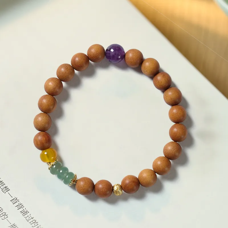 Ryukyu Barbie Sandalwood Bracelets Unisex-2