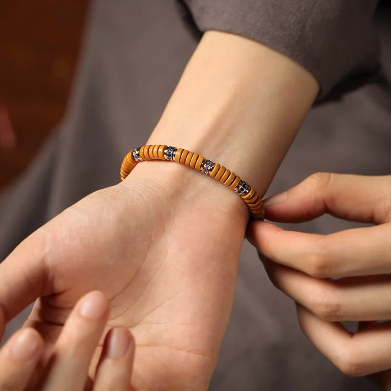 Ryukyu Olive Pit Bracelets Unisex-4