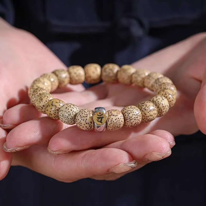 Ryukyu Star Moon Bodhi Seeds Chinese Zodiac Guardian Beaded Bracelet Unisex-22