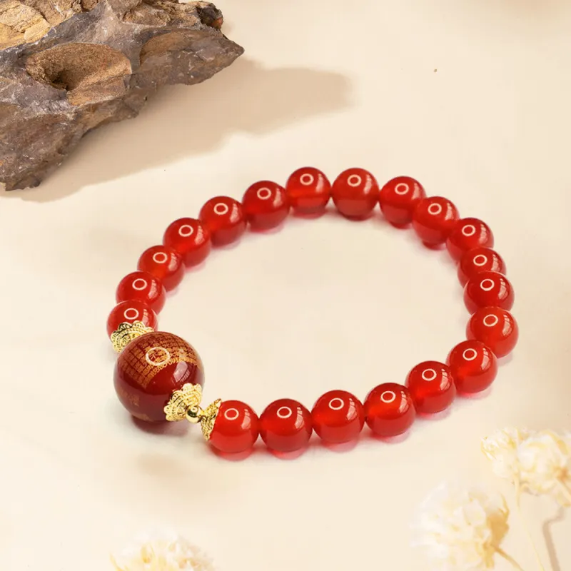 Ryukyu Natural Agate Bracelets Unisex-3
