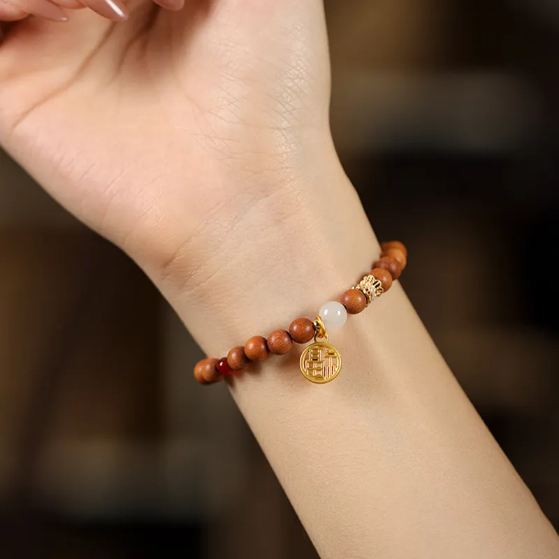 Ryukyu Barbie Sandalwood Bracelets Unisex-6