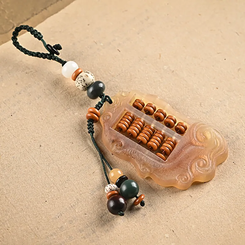 Ryukyu Braided String Keychains Unisex-3