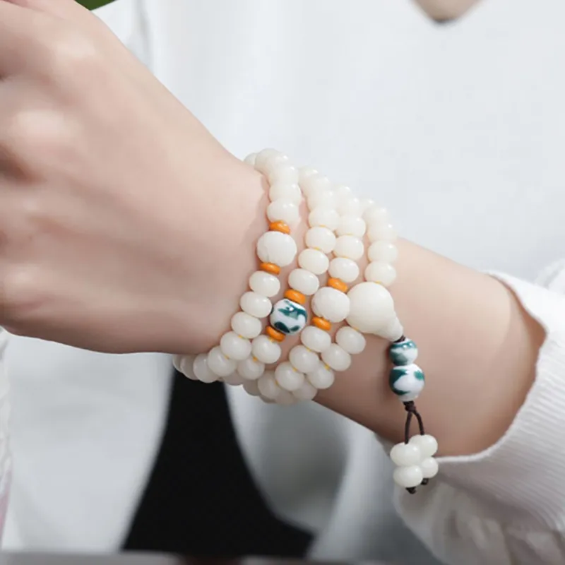 Ryukyu Bodhi Root Bracelets Women's-2