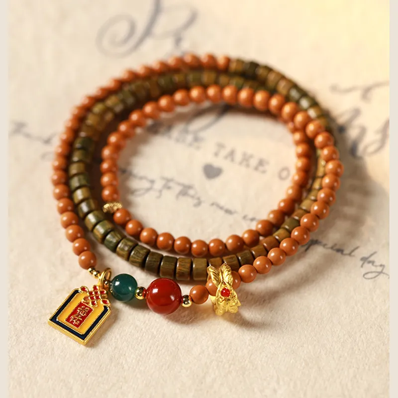 Ryukyu Olive Pit Bracelets Women's-4