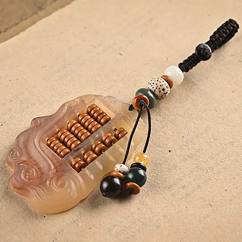 Ryukyu Braided String Keychains Unisex-4