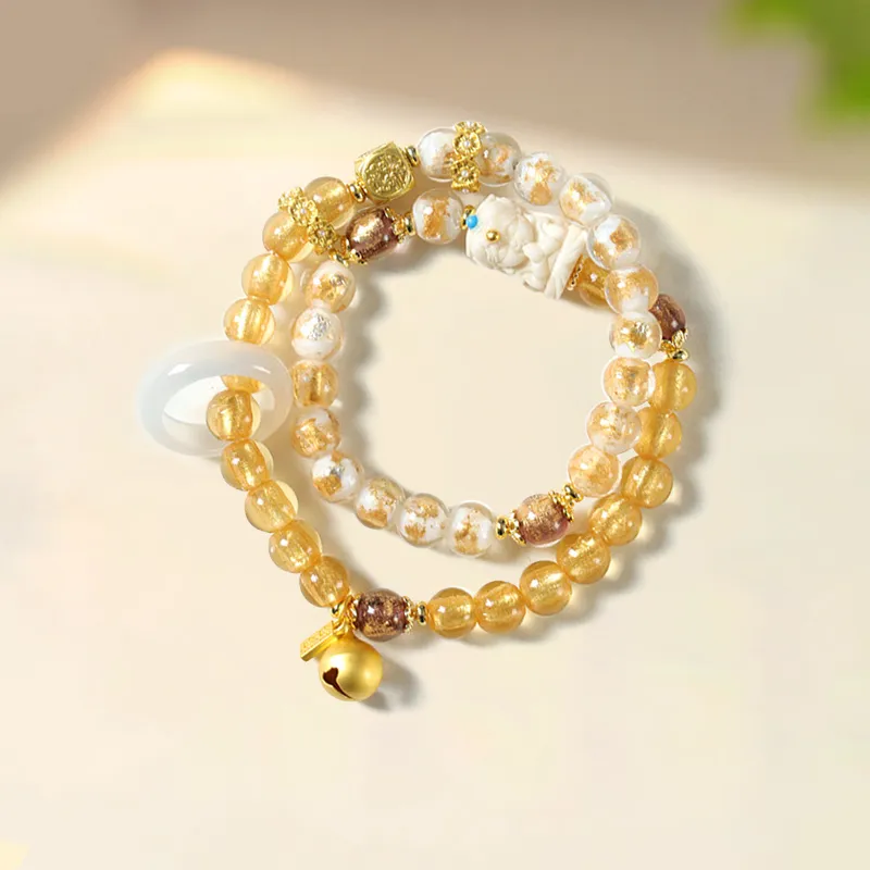 Ryukyu Colored Glaze Bracelets Unisex-2