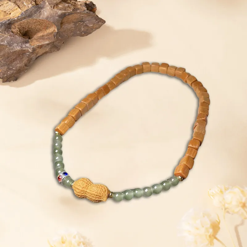 Ryukyu Barbie Sandalwood Bracelets Unisex-3