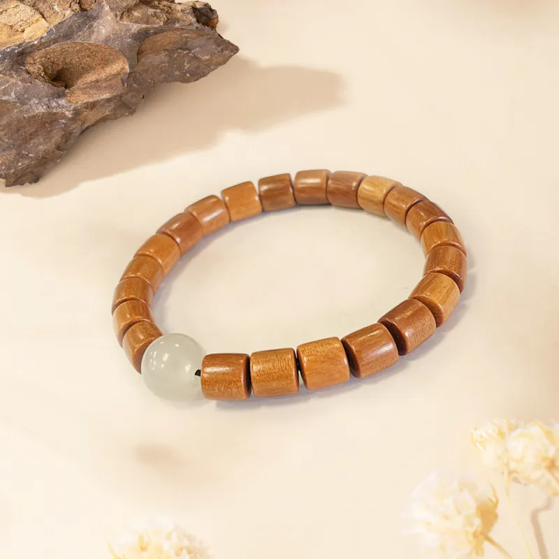 Ryukyu Barbie Sandalwood Bracelets Unisex-3