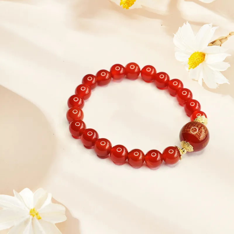 Ryukyu Natural Agate Bracelets Unisex-2