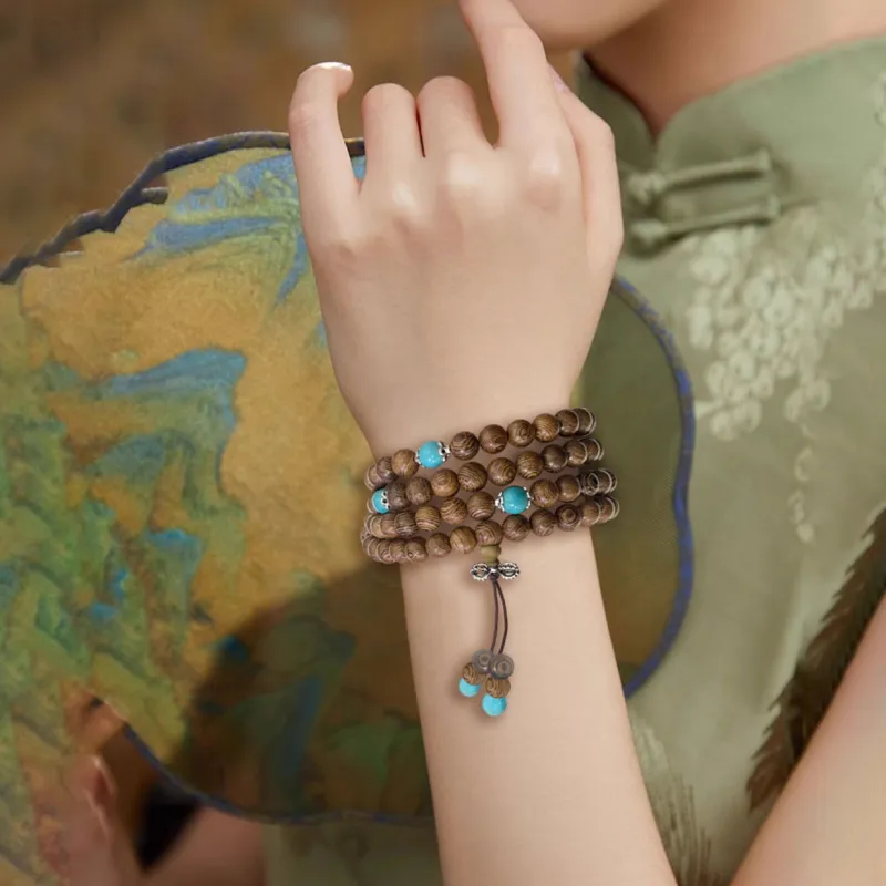 Ryukyu Redwood Wooden Bracelets Unisex-3