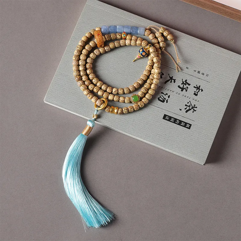 Ryukyu Star Moon Bodhi Seeds Bracelets Unisex-2