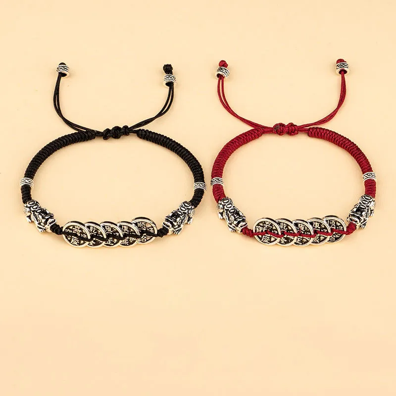 Ryukyu Alloy Rope Bracelets Unisex-3