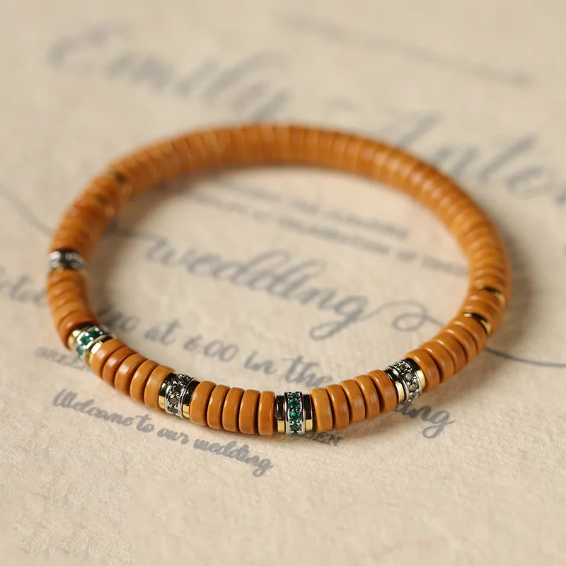 Ryukyu Olive Pit Bracelets Unisex-2