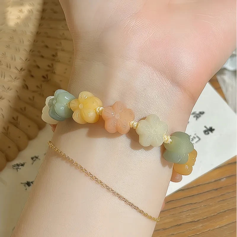 Ryukyu Bodhi Root Bracelets Women's-4