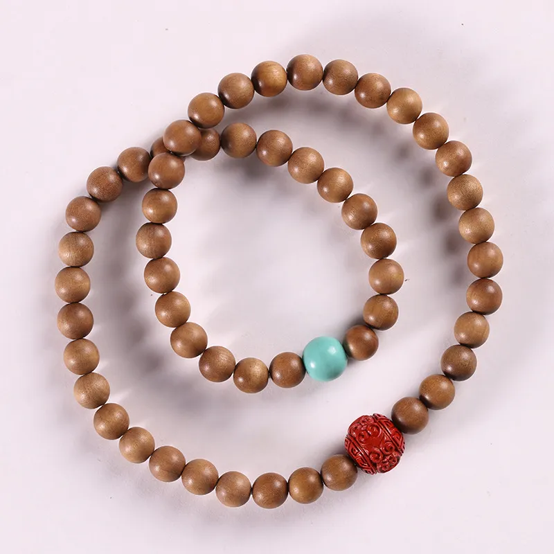 Ryukyu Barbie Sandalwood Bracelets Unisex-4