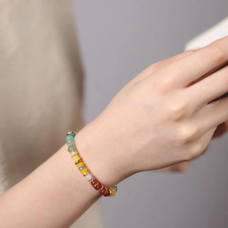 Ryukyu Colored Glaze Bracelets Unisex-4