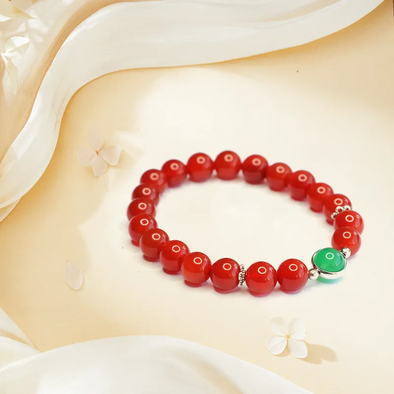 Ryukyu Natural Agate Bracelets Women's-4