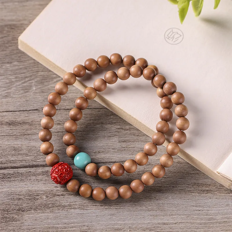Ryukyu Barbie Sandalwood Bracelets Unisex-3