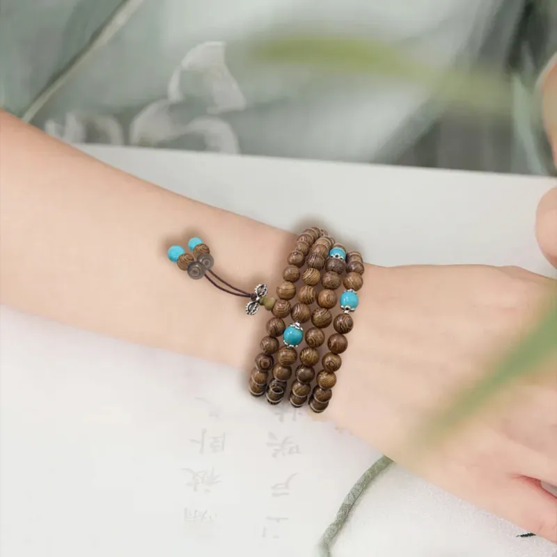 Ryukyu Redwood Wooden Bracelets Unisex-13