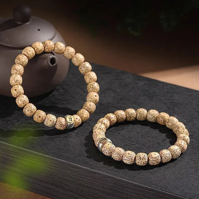 Ryukyu Star Moon Bodhi Seeds Chinese Zodiac Guardian Beaded Bracelet Unisex-17