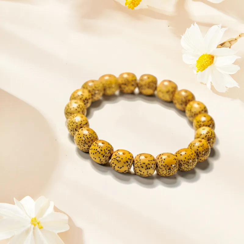 Ryukyu Star Moon Bodhi Seeds Chinese Zodiac Guardian Beaded Bracelet Unisex-4