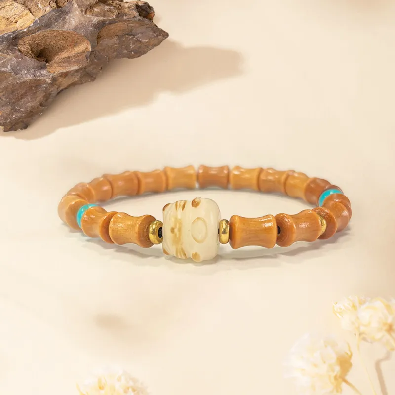 Ryukyu Barbie Sandalwood Bracelets Unisex-4
