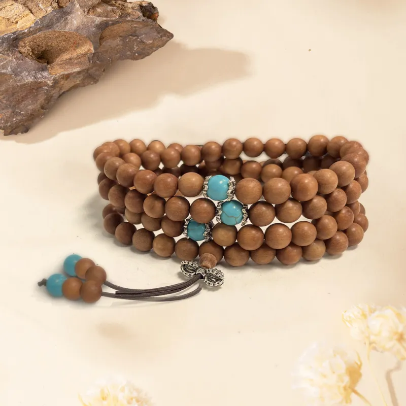 Ryukyu Barbie Sandalwood Bracelets Unisex-2
