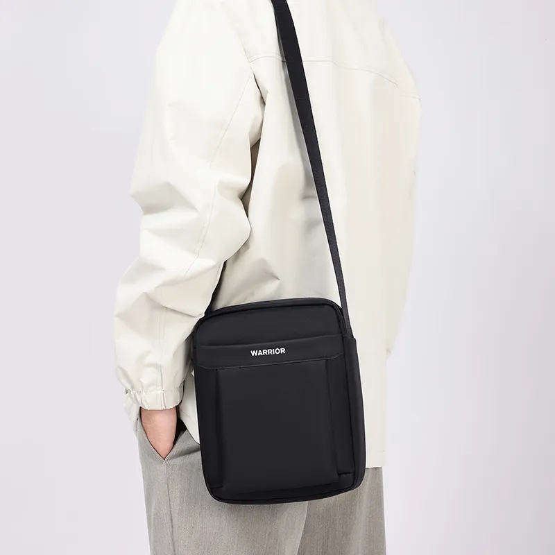 Warrior Oxford Crossbody Bag Men's Black-3