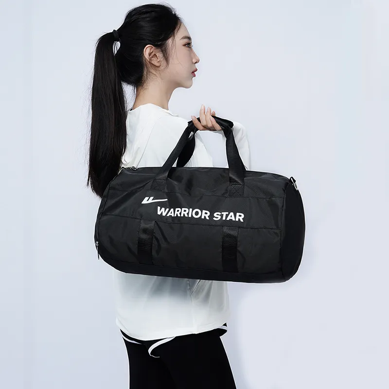Warrior Oxford Gym Bag Unisex Black-5