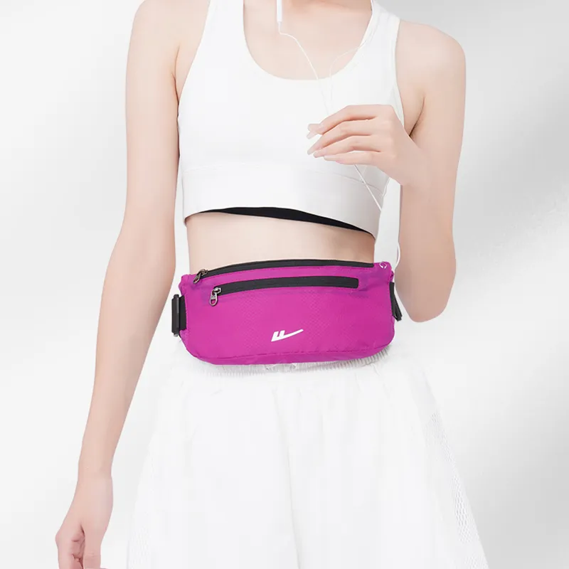 Warrior Nylon Fanny Pack Regular Unisex Black/Purple-7
