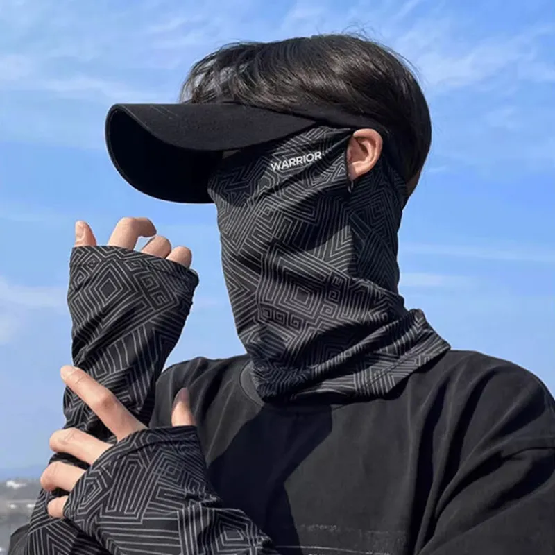 Warrior Ice Silk Sun Protection Masks Unisex-6