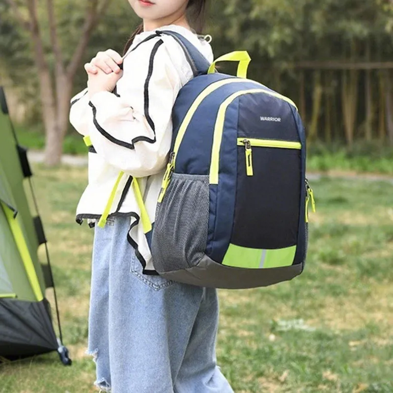 Warrior Fabric Backpack Regular Unisex Navy Blue-2