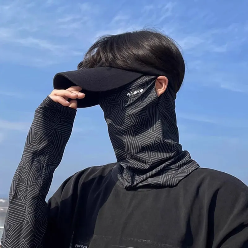 Warrior Ice Silk Sun Protection Masks Unisex-2