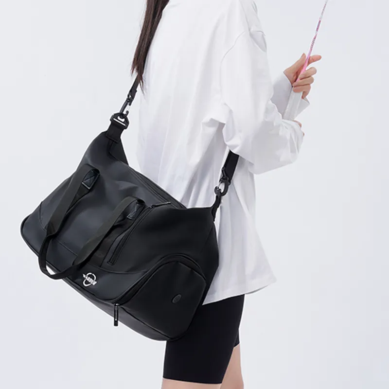 Warrior Dermal Membrane Oxford Travel Bag Unisex Black-1