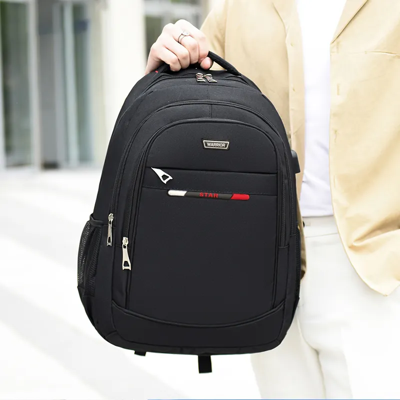 Warrior Oxford Backpack Unisex Black-3