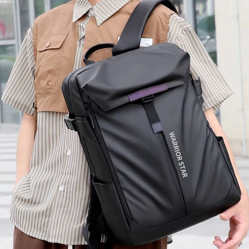 Warrior Nylon Backpack Regular Men's Black-4