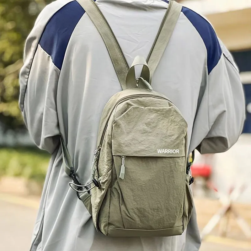 Warrior Nylon Backpack Unisex Green/Black-2