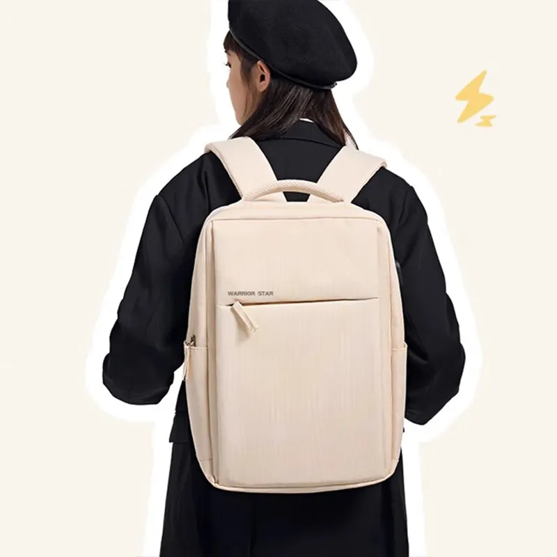 Warrior Oxford Backpack Large Size Women's Beige-4