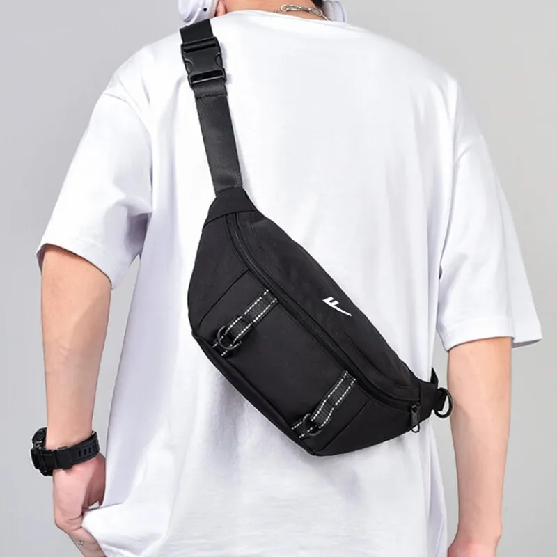 Warrior Nylon Messenger Bag Shoulder Bag Crossbody Bag Sling Bag Regular Unisex White-9