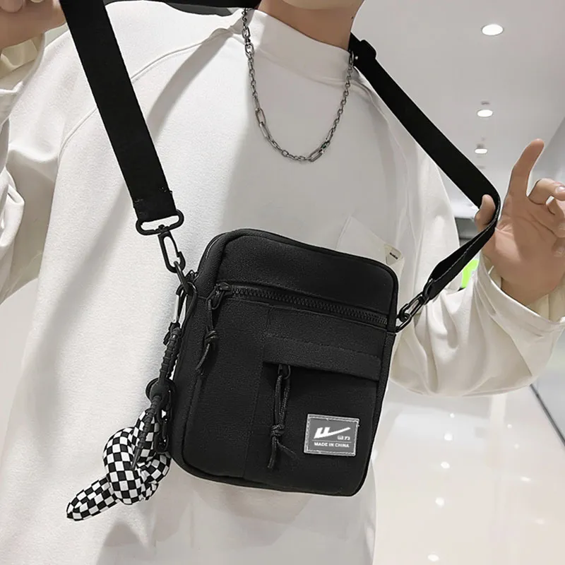Warrior Canvas Bag Unisex Black-4