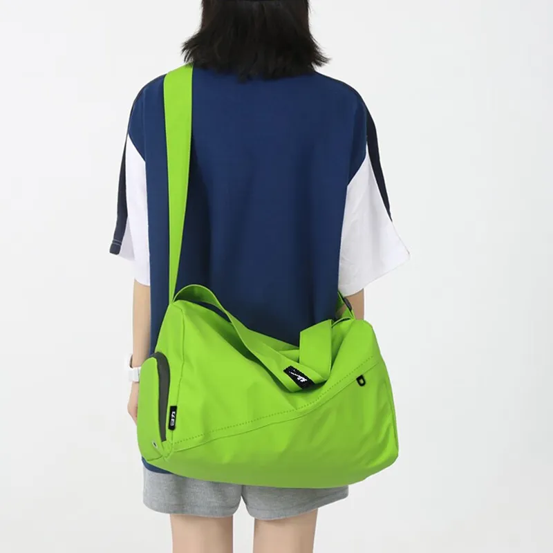 Warrior Oxford Shoulder Bag Gym Bag Unisex Green/Black-2