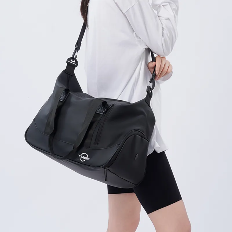 Warrior Dermal Membrane Oxford Travel Bag Unisex Black-2