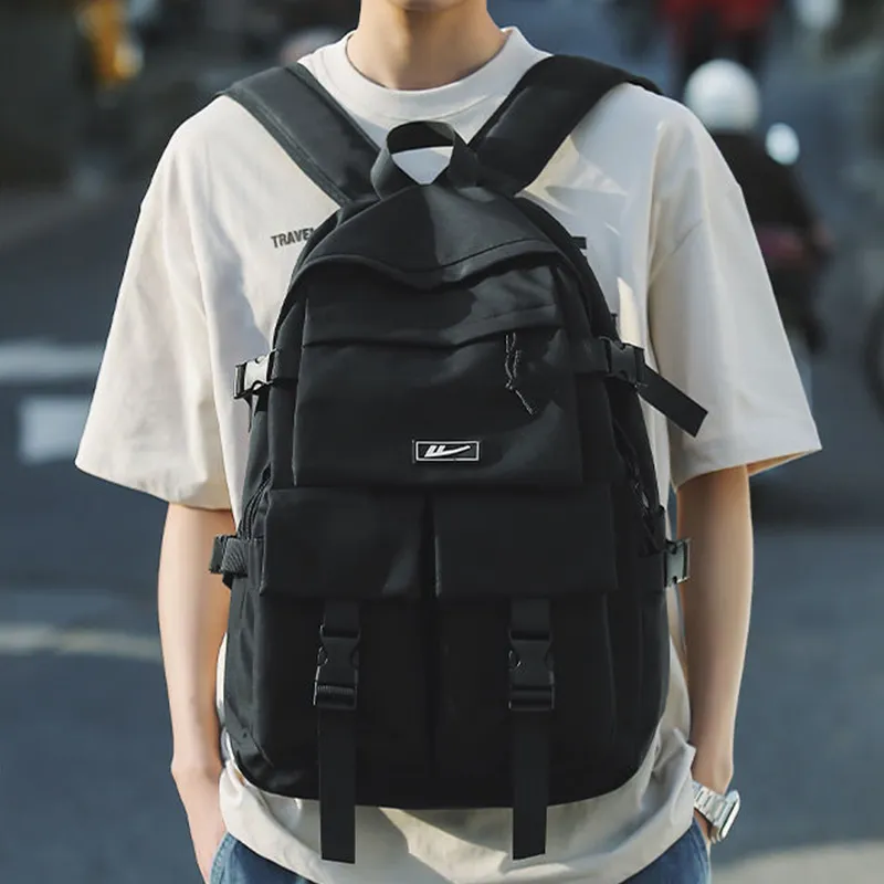 Warrior Nylon Backpack Regular Gray/Black-1
